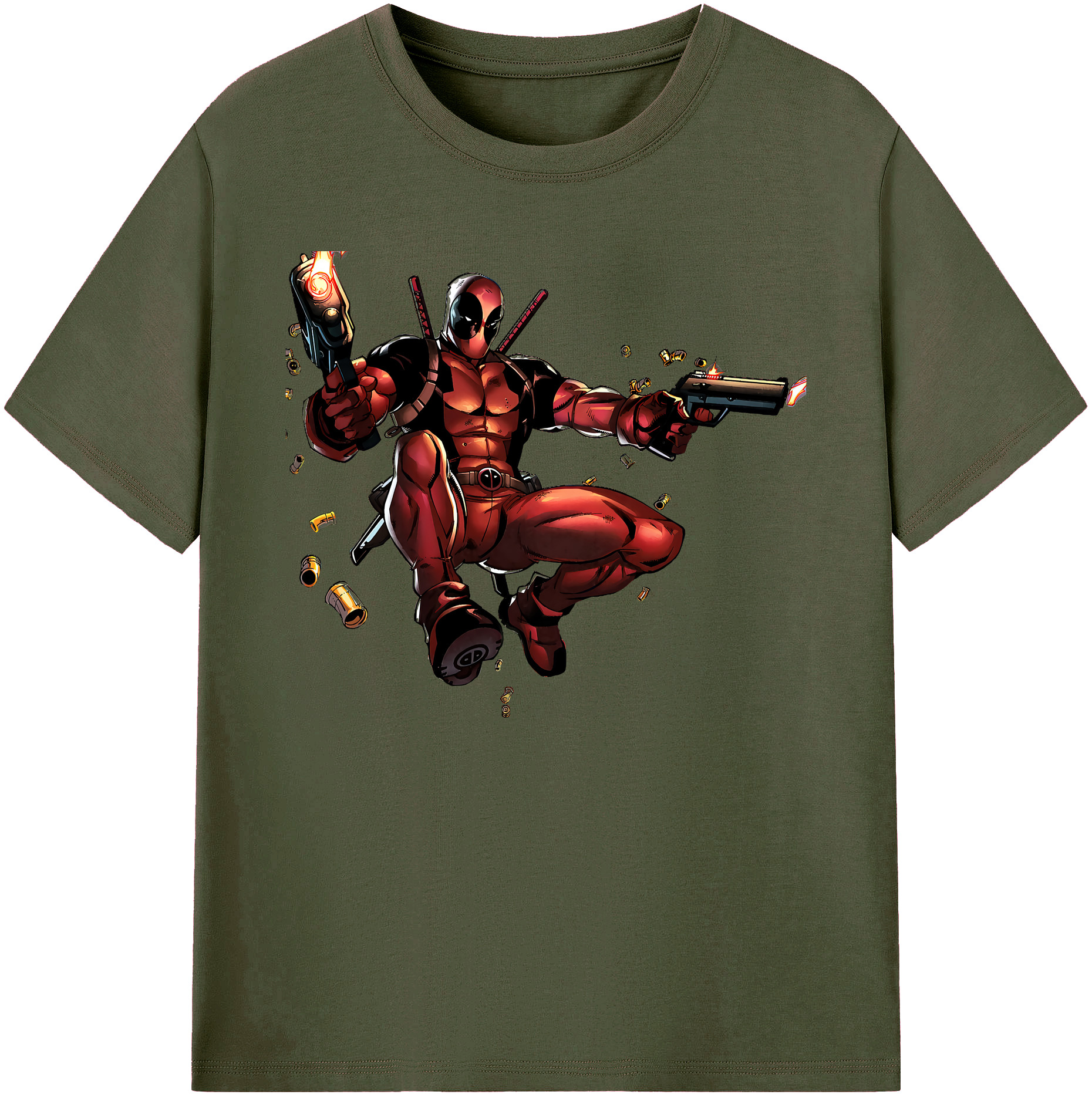 （画像用） Deadpool デッドプール 綿100％ メンズ半袖Tシャツ｜肌触りやわらか＆通気性